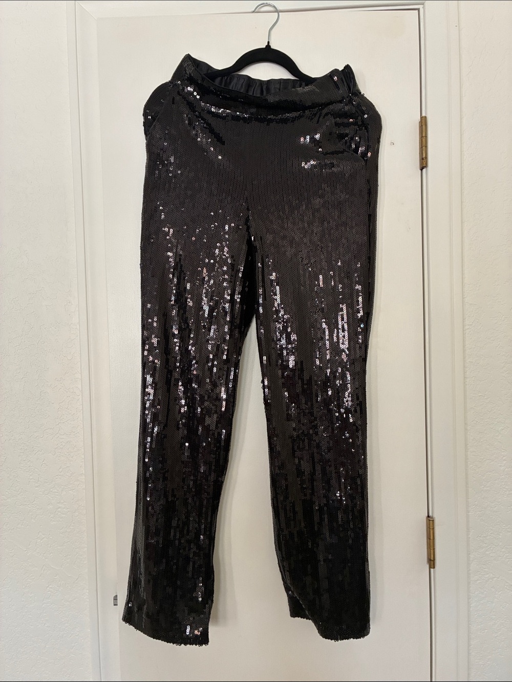 INC International Concepts Black Sequin Pants